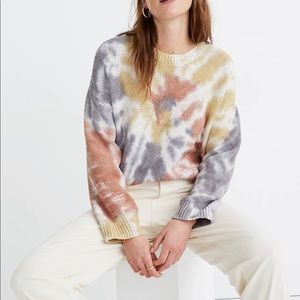 Madewell Tie-Dye Westford Pullover Sweater